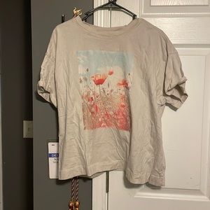 floral tee from old navy size xl
